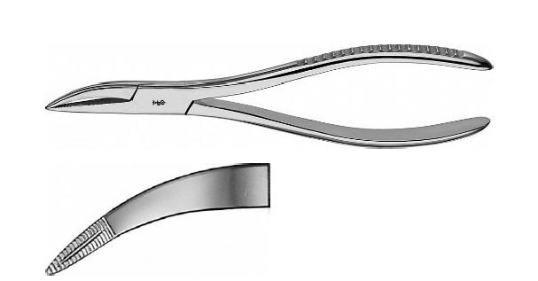 ЗАТИСКАЧ ДЛЯ ВИДАЛ. КОРІН. ЗУБ, ВИГН. 160ММ